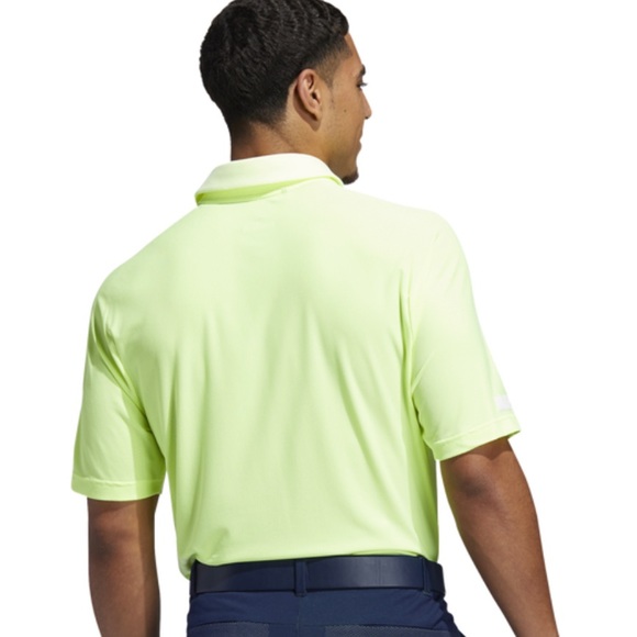 Adidas FJ9915 Men's Sports Aeroready Solar Volt Green Polo Shirt Top Size S - Picture 4 of 13